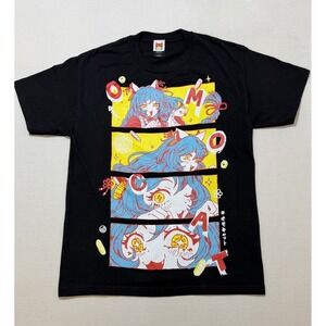 OMOCAT T-shirt Vtuber OMORI Hololive UNISEX Size Medium Black Cotton